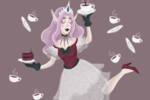 Открытка " Приятного чаепития"