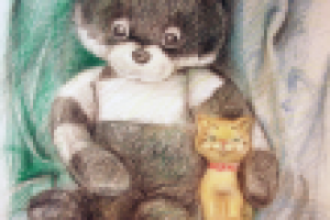 Кот с котенком