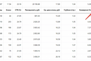 Яндекс Директ: 60 конверсий на курсы парикмахеров