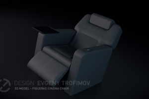 3D Модель - кресло FIGUERAS