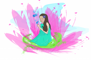 Иллюстрация Дюймовочка