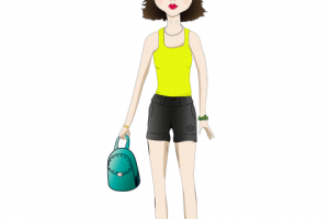 Образ главной героини к книге про девочку подростка