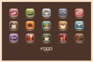 Иконки Еда