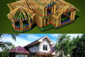 Каркасный дом 295 м2