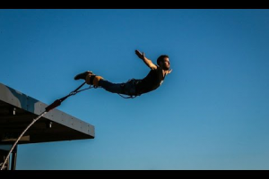 Банджи прыжок 233м - формат для Инстаграмма