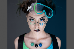 Бьюти съемка  и ретушь.