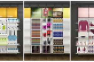 Визуализация витрин Tchibo - шаблоны для планограмм