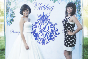 Дизайн баннера для пресс-волла на свадьбу