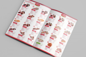 Макет буклета для сети магазинов мясной продукции