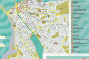 Туристическая карта г. Казань