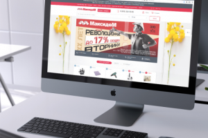 Баннер на главную страницу maxidom.ru