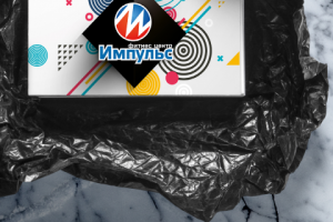 Визитка фитнес-центра «Импульс»