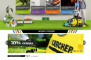 Дизайн ИМ торгового центра "Зеленая страна" zsonline.ru