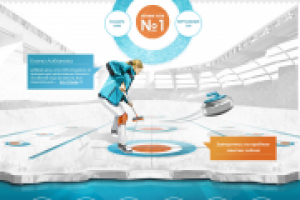 Дизайн керлинг центра curlingclub.ru
