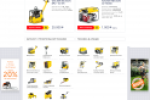 Дизайн сайта ИМ строительного оборудования - Радиал radialservis