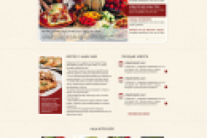 Сайт кафе "Легенда" (главная)