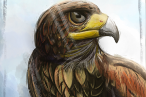 Рисунок Орла  (тест новых кистей)