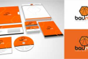 Логотип и стиль компании по продаже кровельных материалов