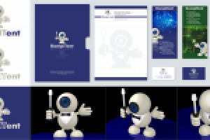 Логотип компании, работающей в сфере IT технологий.