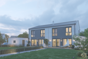 Визуализация вечернего вида готового проекта