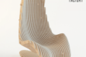 Параметрическое кресло из фанеры