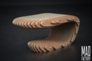 Столик.  Размеры-920х500х400 мм. Фанера 12 мм.