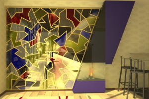 Спальня в сиреневом цвете