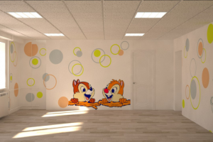 Простенькая детская комната