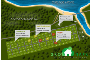 Стилизация генплана для сайта (продажа участков)