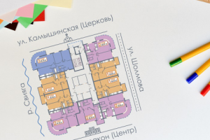 Стилизация планировки этажа