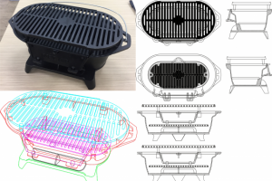 Создание промышленного чертежа для производства