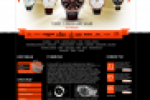 Разработка дизайна сайта швейцарских часов.