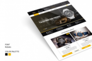 Дизайн сайта часов