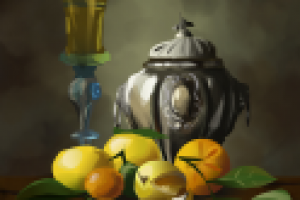 Открытка с натюрмортом