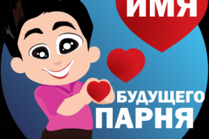 Имя будущего парня