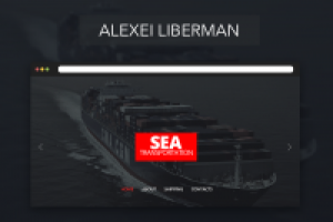 Landing Page "Sea Transportation"