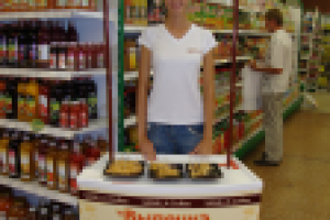 Обклейка рекламной тумбы