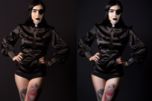 ретушь, цветокоррекция