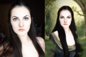 коллаж в стиле "постер к фильму"