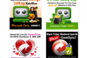 Статичные баннеры праздничных акций