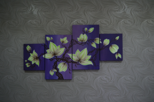 Модульная картина "Цветы"