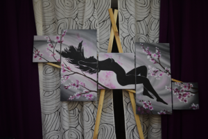 Модульная картина "Девушка"