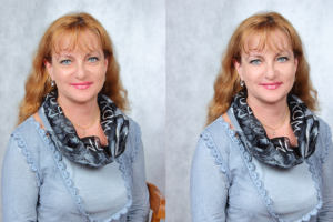 Легкая ретушь фото