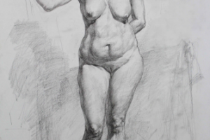 Рисунок обнаженной натуры. Карандаш.