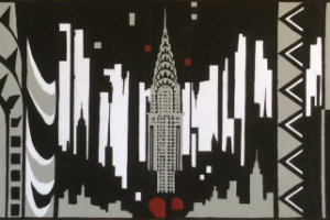 "Нью-Йорк". Темпера.