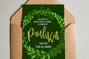 Приглашение на свадьбу