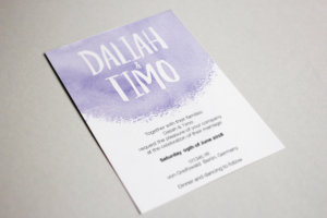 Приглашение на свадьбу