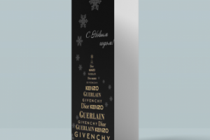 Новогодняя открытка для парфюмерного магазина