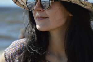 портрет на пляже