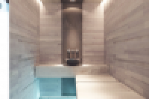 Визуализация зоны отдыха с бассейном и хамамом